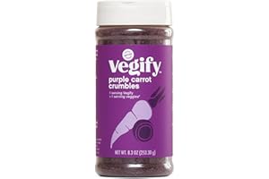 VEGIFY Purple Carrot Veggie Crumbles | 9.25 oz | Add a Serving of Vegetables | Veggie Crumbs | Real & Healthy Ingredients | Replace Croutons, Bread Crumbs & Bacon Bits | Vegan, Gluten Free, High Fiber