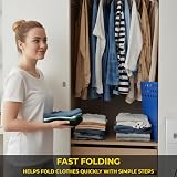 SHATCHI Magic Fast Speed Clothes Folding Board Blue 31x23.5 cm view 8