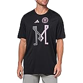 Adidas Mens Inter Miami Cf Pre-Game Short Sleeve T-Shirt