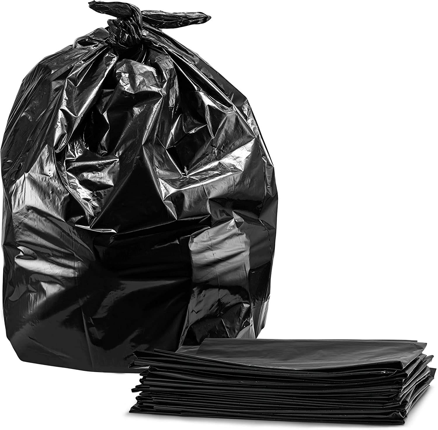 BIGSTEP Biodegradable Garbage Bags (set of 25, Black) (43 X 60 CM