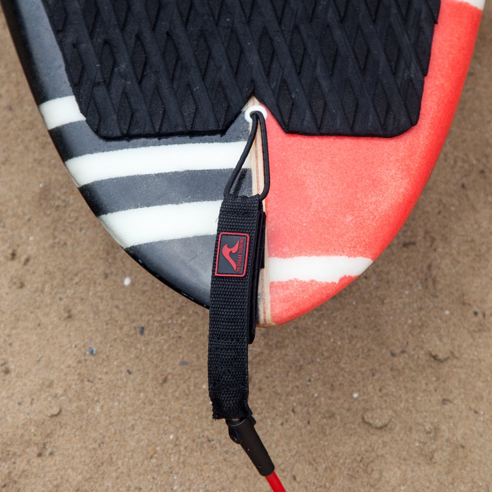 TGS Superior Surf Leash 7 ft Premium Leash with Double Stainless Steel