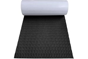 Hjdeck Boat Flooring EVA Foam Boat Decking Marine Carpet Non-Slip Decking Sheet Self-Adhesive Marine Flooring for Fishing Boat Kayak Yacht RV Swimming Pool Golf Cart 94.5"x23.6"/16.1"/11.8"