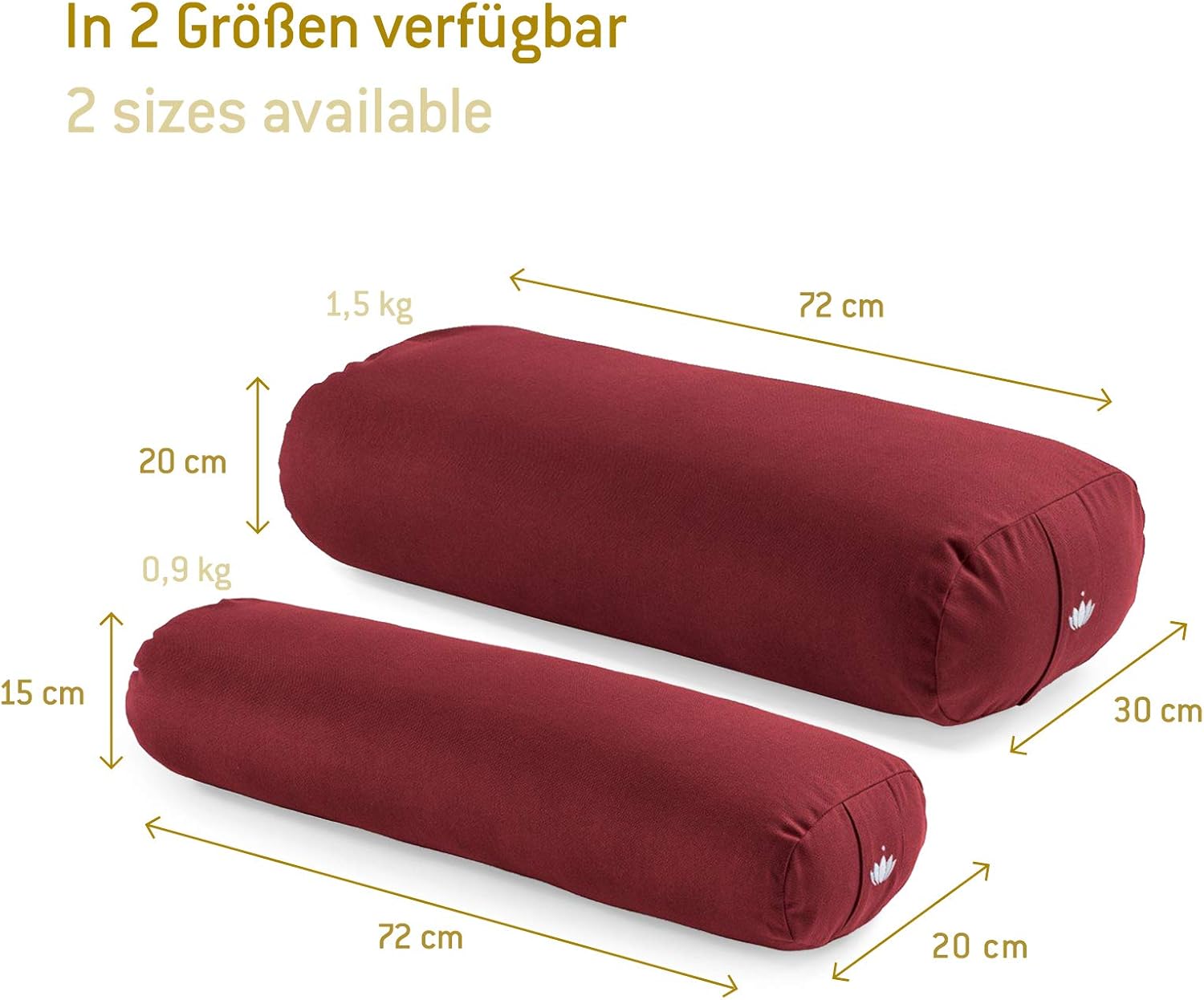  Cotton Organic Cover Washable Filling Kapok Rectangular Yoga Yin