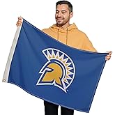 San Jose State Spartans College Sports Printed Flag - NCAA Licensed (Blue, Yellow, 2' x 3')