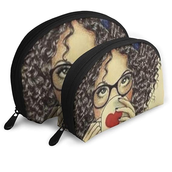 Amazoncom Girl With Curly Hair Black Woman Drawing Shell
