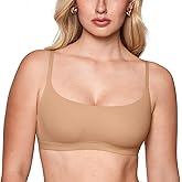 INLYRIC Women's Inbarely Soft Bralettes - Cami Bras No Underwire Seamless Unlined Comfort Bralette