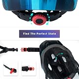 SIFVO Kids Bike Helmet Adjustable 50-57cm with Visor CE+CPSC view 5