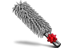 RELENTLESS DRIVE Professional Car Duster Interior – Car Accessories for Women and Men (Lint & Scratch Free)