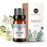 RAINBOW ABBY Jasmine Essential Oil 100% Pure Orangic Aromatherapy Plant Essential Oils Set for Diffuser - 10ML