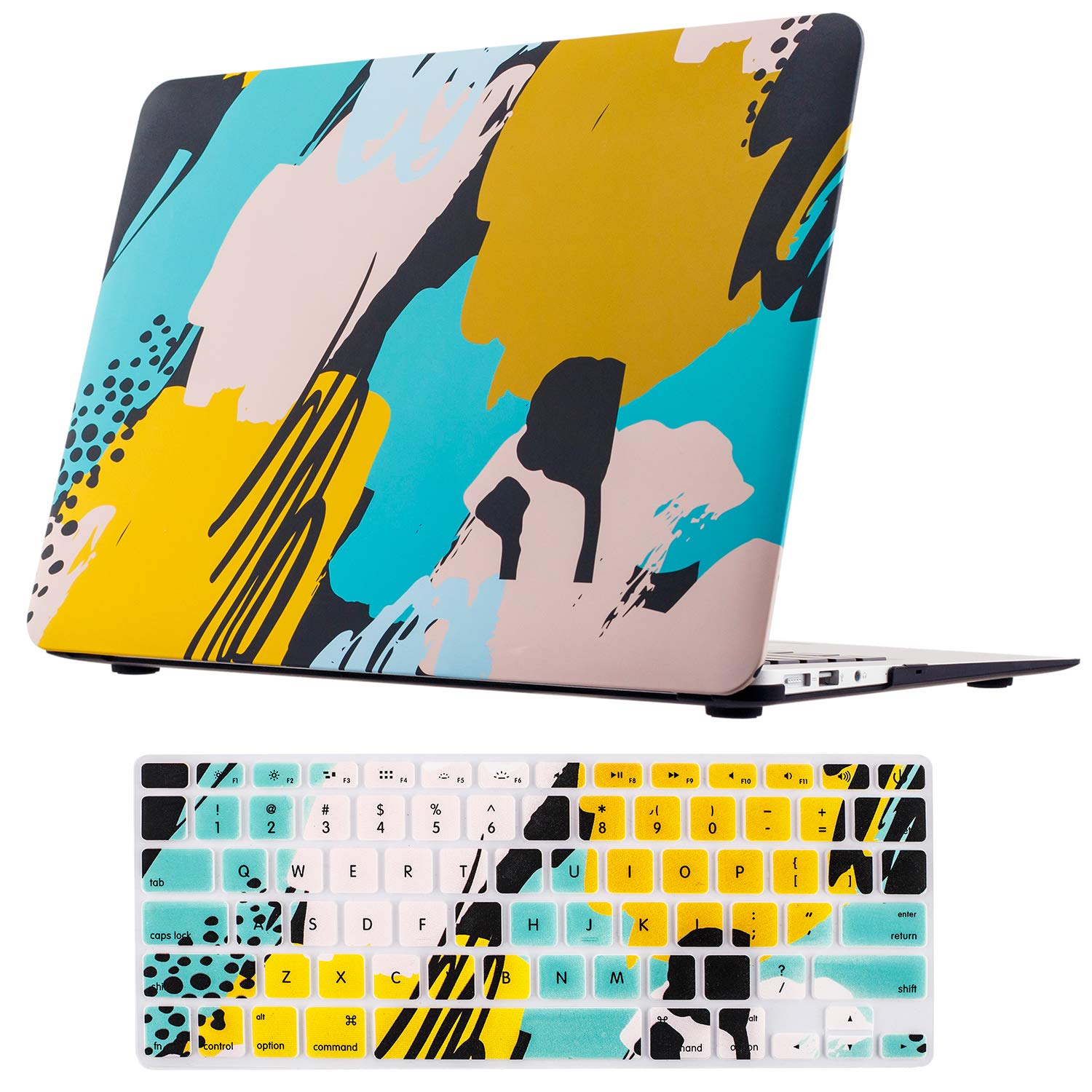 MacBook Air 13 Inch Case, TeenGrow Plastic Hard Protective Smooth MacBook Shell Case Keyboard Cover MacBook Air 13\