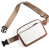 Vegan Leather Belt Bag for Women Fanny Pack Crossbody with Adjustable Strap Fashion Waist Packs by Amxnx…
