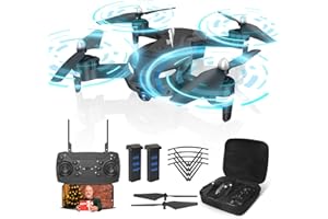 FERIETELF T26 Drone with Camera for Adults - RC Drones for Kids with 1080P HD Live Video, FPV Drone with 24mins Flight/Altitu