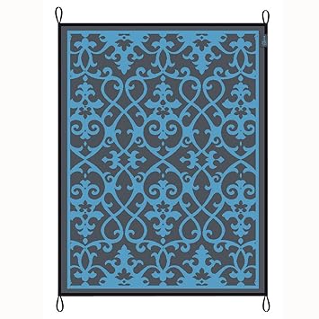H-Collection-Bocamp Vorzeltteppich Markisenteppich 180x200 Azur Zeltteppich Zeltunterlage Outdoor Camping Vorzelt Teppich Cam