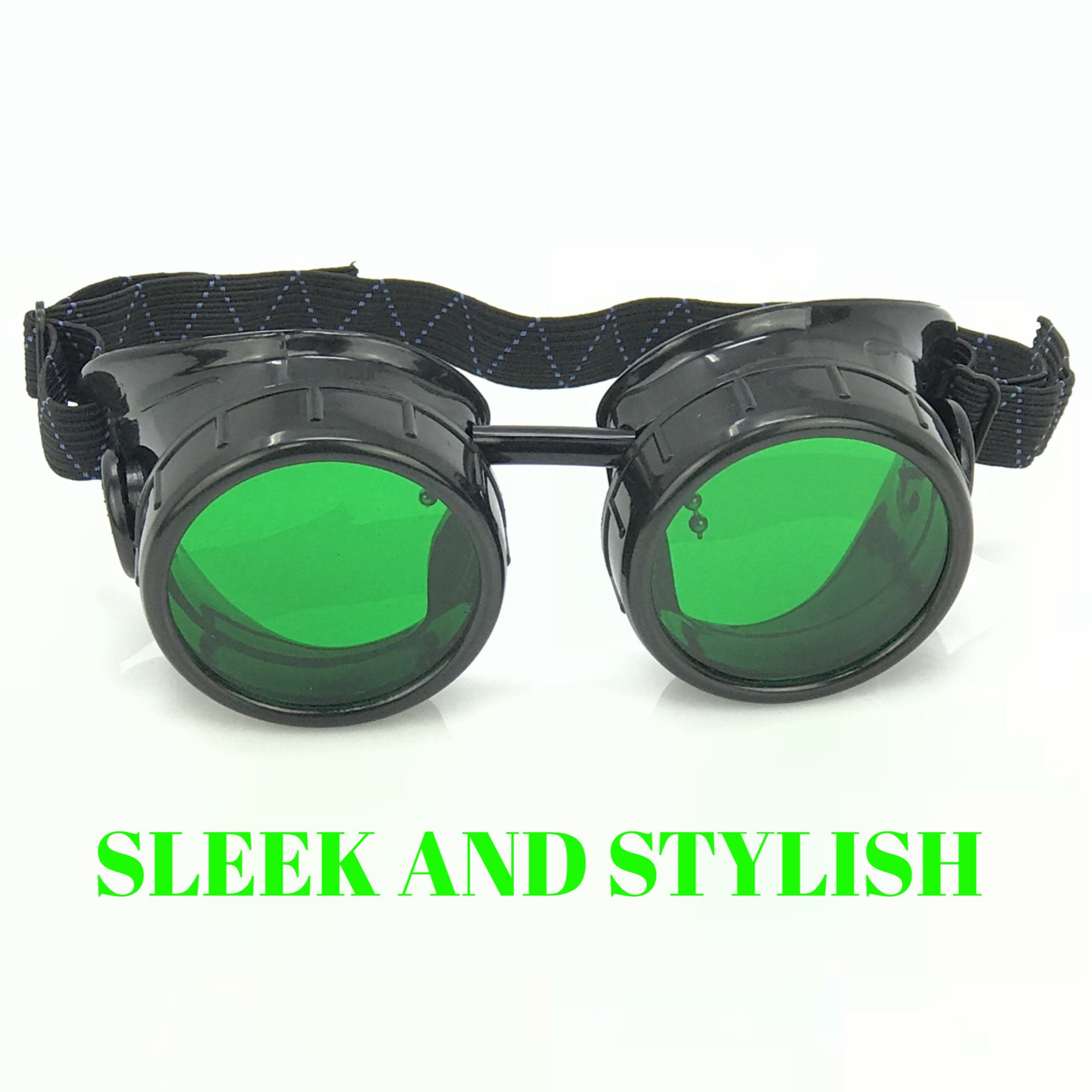 Steampunk Mad Scientist Goggles Rave Glasses Costume Eye Protection Goggles Welding Style