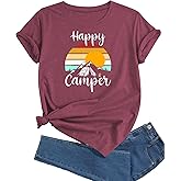 J&DHUASHA Women's Shirt Funny Graphic Tshirt Casual Short Sleeve Tee Tops