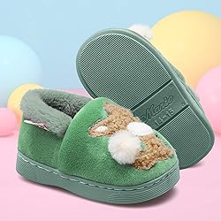 Plush Warm Slippers for Girls Boys Kids Toddlers