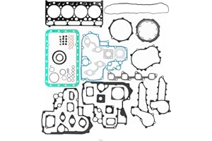 Eoiou Full Set of Gasket Kit Fits for Kubota V2203 V2403 Engine Bobcat 753 763 Skid Steer 331 334 335 337 341 430 435 E42 E45 E50 Excavator