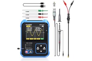 E-GREETSHOPPING DSO-TC3 Oscilloscope 3-in-1Handheld Digital Oscilloscope & Transistor Tester & DDS Signal Generator,500Khz Bandwidth 10MSa/s Sampling Rate, 6 Types of Waveforms