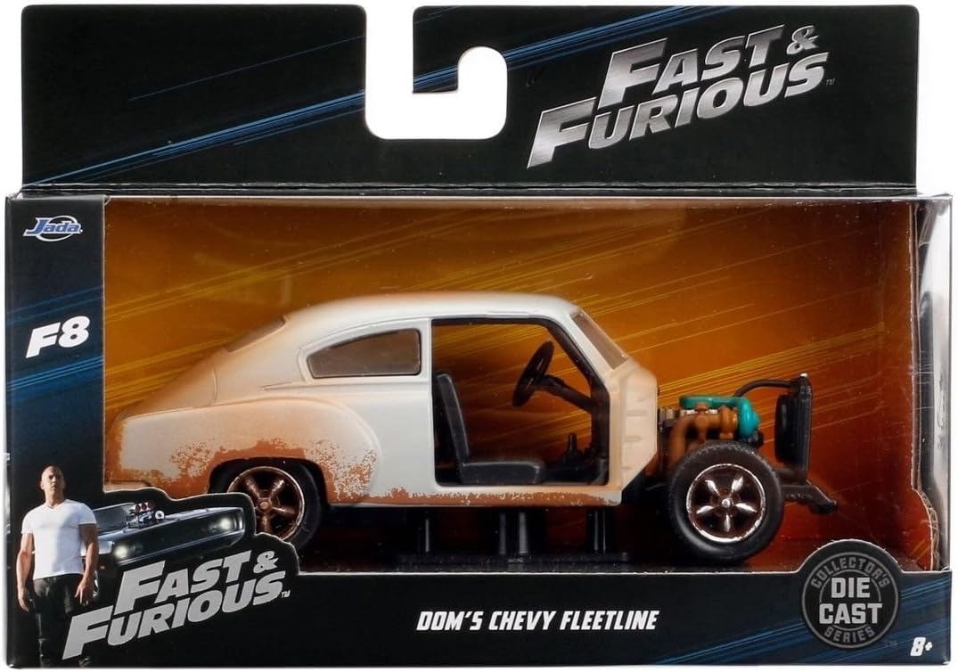 Jada 1:32 Fast & Furious 8 - Dom's Chevy Fleetline - JA98303, Multicoloured - Image 5