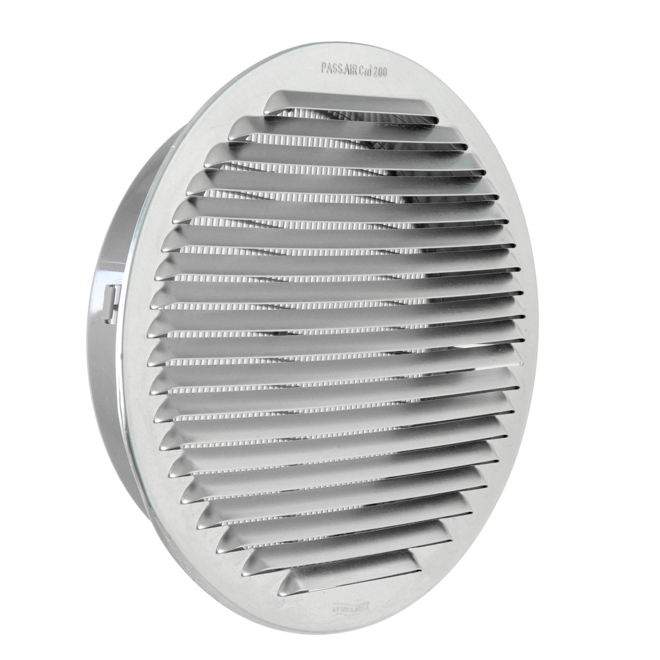 The gtap200r-y Ventilation Grill Round Recessed, Aluminium, 230 mm