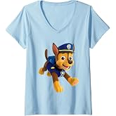 Womens PAW Patrol Chase V-Neck T-Shirt