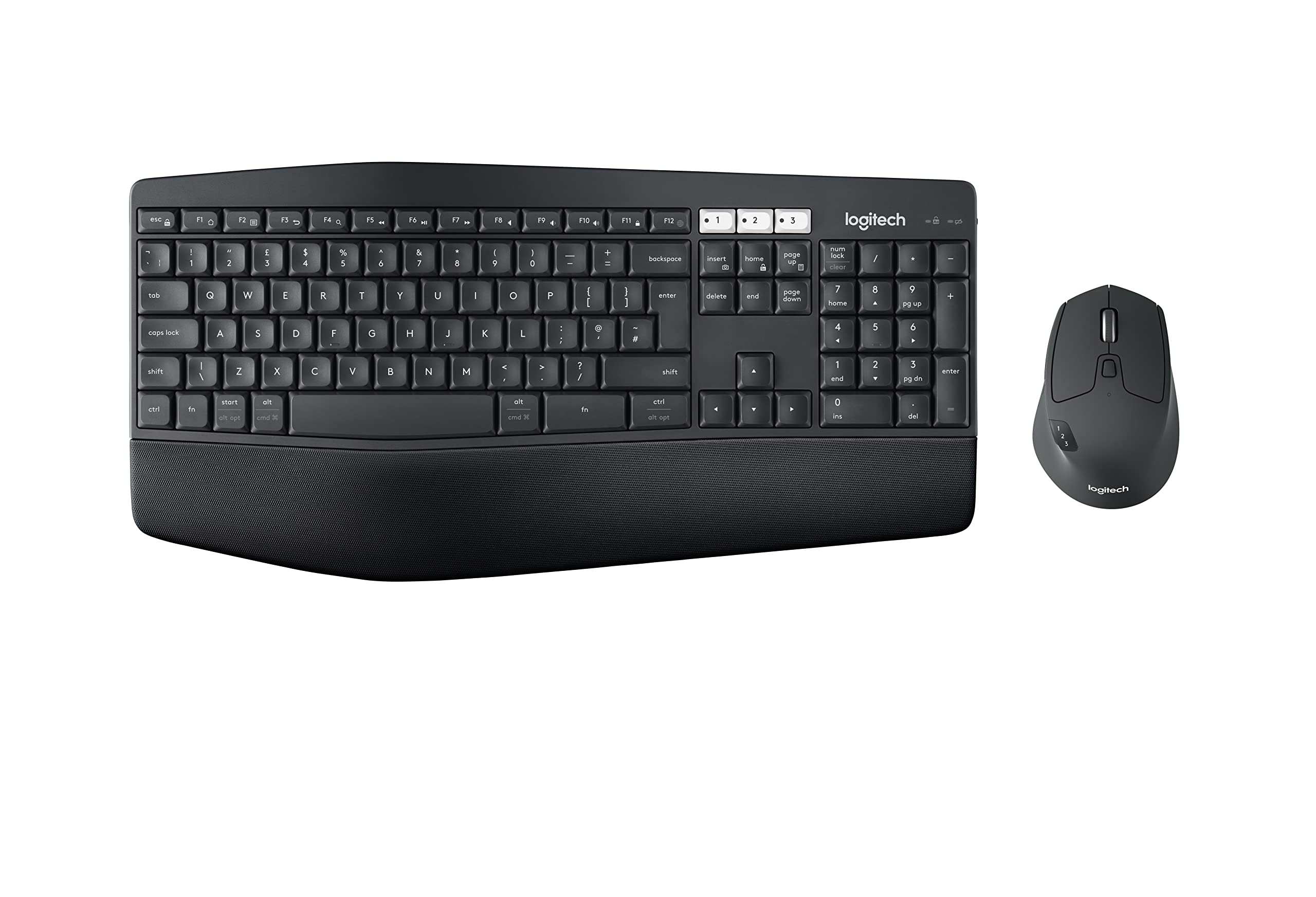Logitech MK850 Multi-Device Wireless Keyboard And Mouse Combo, QWERTY Italian Layout