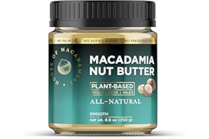 House of Macadamias Plant-Based Creamy Macadamia Nut Butter -All Natural Smooth- Vegan, Keto, Paleo, No Added Sugar, No Palm 