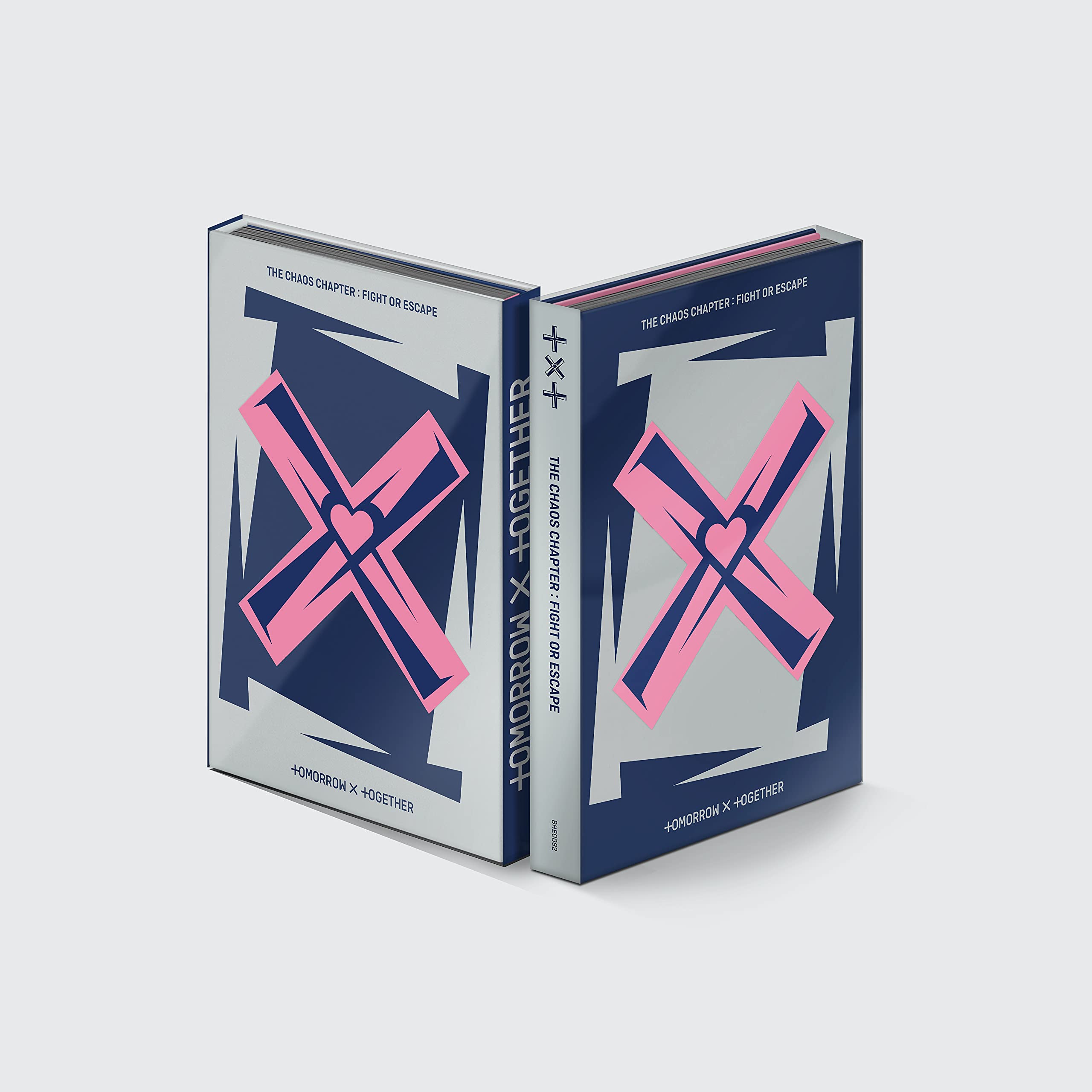 TXT - TOMORROW X TOGETHER - THE CHAOS CHAPTER: FIGHT OR ESCAPE [FIGHT Ver.] CD Album+Folded Poster+Bonus (Photo Sticker & Photo Card)
