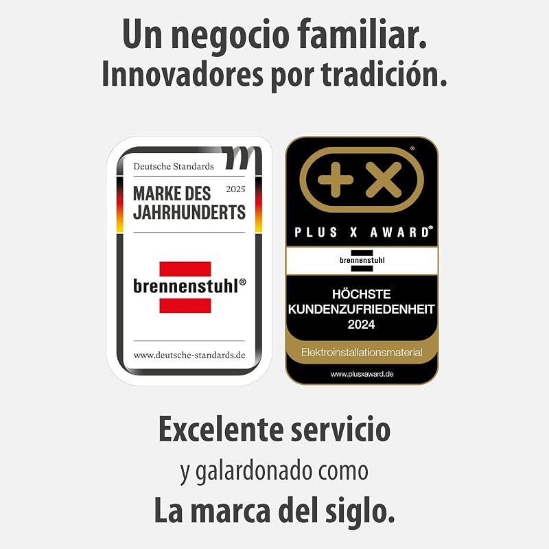 Regleta de enchufes Brennenstuhl de 6 tomas con USB y protección contra sobretensiones (regleta múltiple con 1x USB C PD 20 W para carga rápida y 1x USB A 20 W, interruptor, cable de 2 m) negro