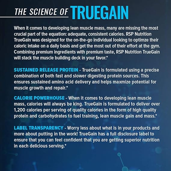 Rsp Nutrition Truegain Mass Gainer 5 45 Kg Amazon Co Uk Health Personal Care
