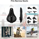 YOUNGDO Gel Bike Seat Cushion 28.5cm Memory Foam Non-Slip Universal Fit view 2
