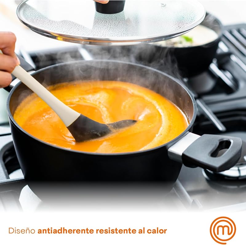 Utensílios de Cozinha MasterChef com Colheres, Espátula, Sopa de Panela
