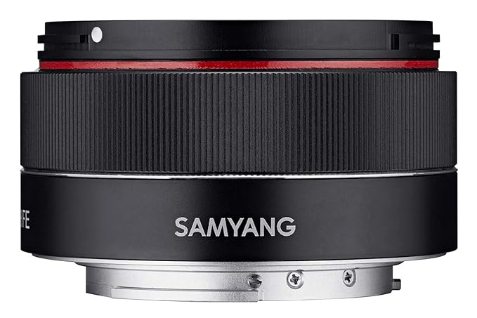 Samyang 35/2,8 Objektiv DSLR Autofokus Sony E Vollformat Fotoobjektiv Lichstärke F2.8, Pancakeobjektiv Weitwinkelobjektiv sch
