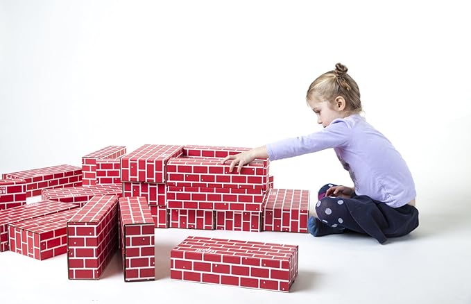 cardboard brick toys