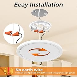6Pack LED Flush Mount Ceiling Light, 280W