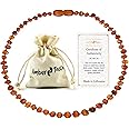 RAW Baltic Amber Necklace - Natural Amber from Baltic Region, Genuine Baltic Amber