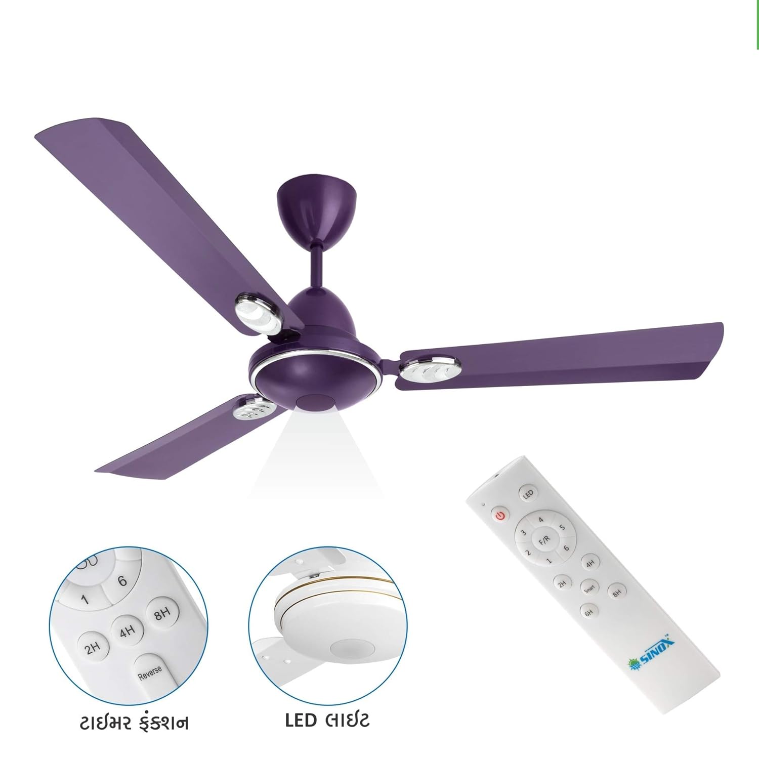 Buy Sinox Premium Deluxe Energy Saving 3 Blade Ceiling Fan With