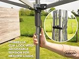 Addis 40m 4 Arm Rotary Washing Line with Tension Adjustment - Grey view 5
