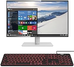 Arteck Backlit USB Wired Full Size Keyboard with