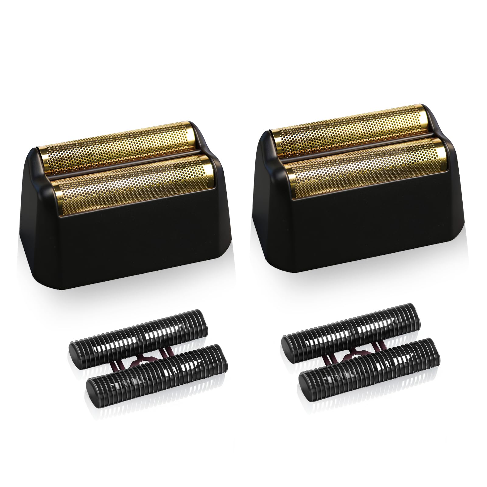 Photo 1 of 2 Pack Professional 5 Star Series Finale Shaver Replacement Foil and Cutter Bar Assembly Compatible with wahl Shaver Foil 7031-100, 7043-100 Super Close Shaving Replacement Heads?Black