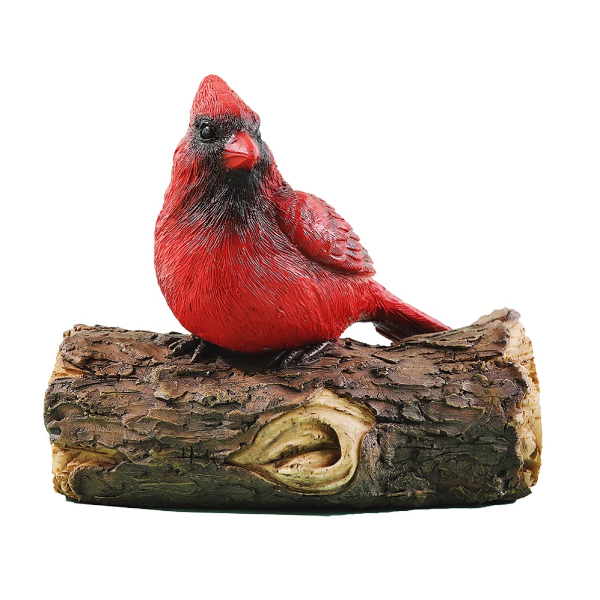 ULTECHNOVO Miniature Cardinal Figurine cardinal bird ornament bird statue sculpture Figure model parrot figurine Resin bird on