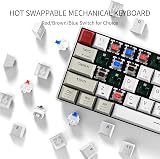NEWMEN GM610 Wireless 60% Mechanical Keyboard Red Switch USB-C Bluetooth 2.4Ghz view 4