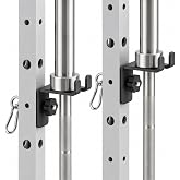 Vatemechie Heavy-Duty Power Rack Attachments, Quick-Install Home Gym Accessories for 2x2, 2x3 &amp; 3x3 Power Racks, Fits 1/2" &amp; 1" Holes
