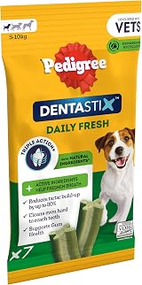 Pedigree Dentastix Daily Fresh Dental Treats Small Dog 70 Sticks Pack 10 view 5