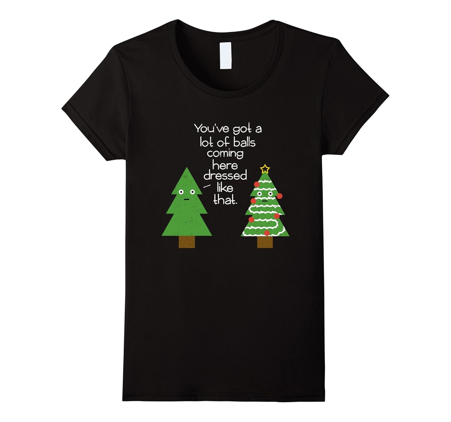 Funny Christmas Pun Festive Christmas Tree T Shirt Teevkd