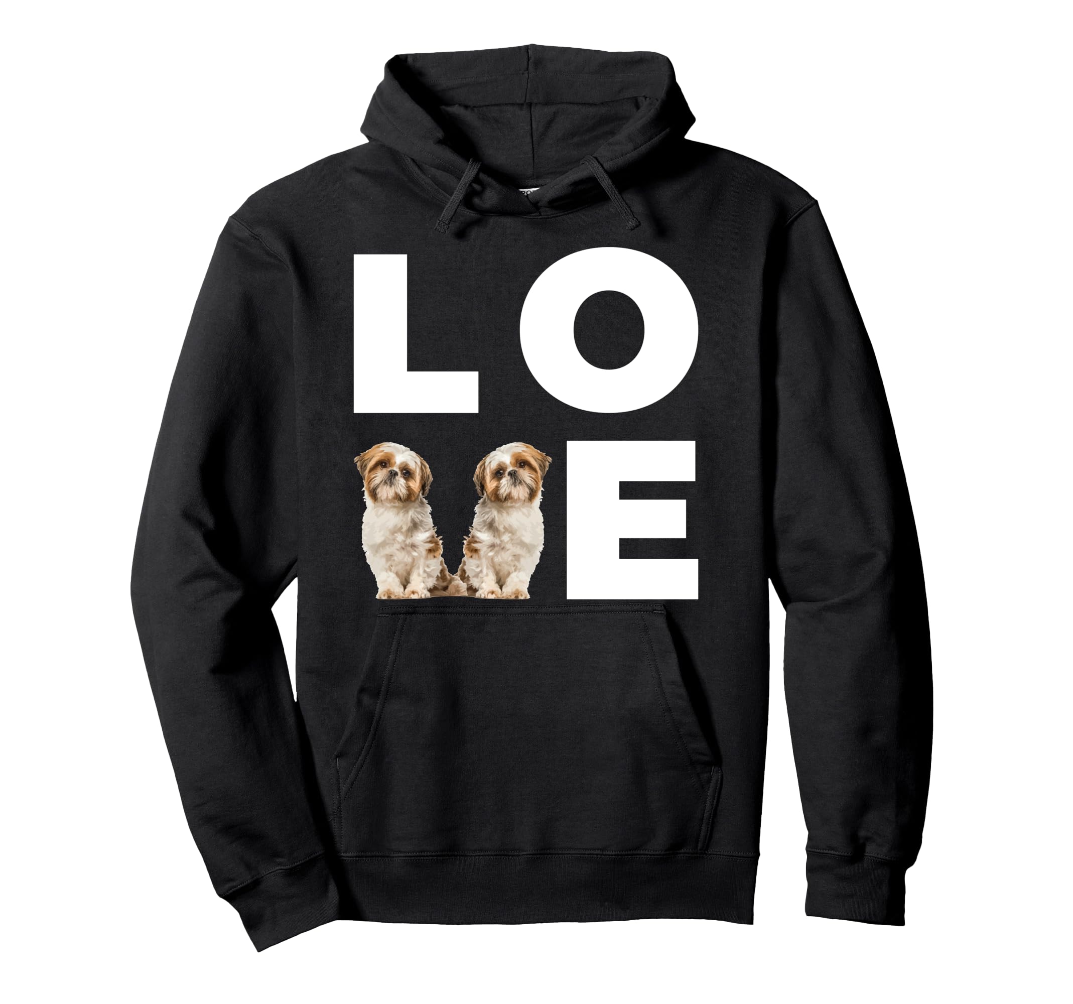 Shih Tzu Dogs Gift Pullover Hoodie