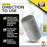 SOL 48pk Steel Wool Pads Fine Wire Wool for Polishing Buffing Rust Removal view 8