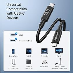 Cable Matters [USB-IF Certified] 20Gbps USB 4 Cable