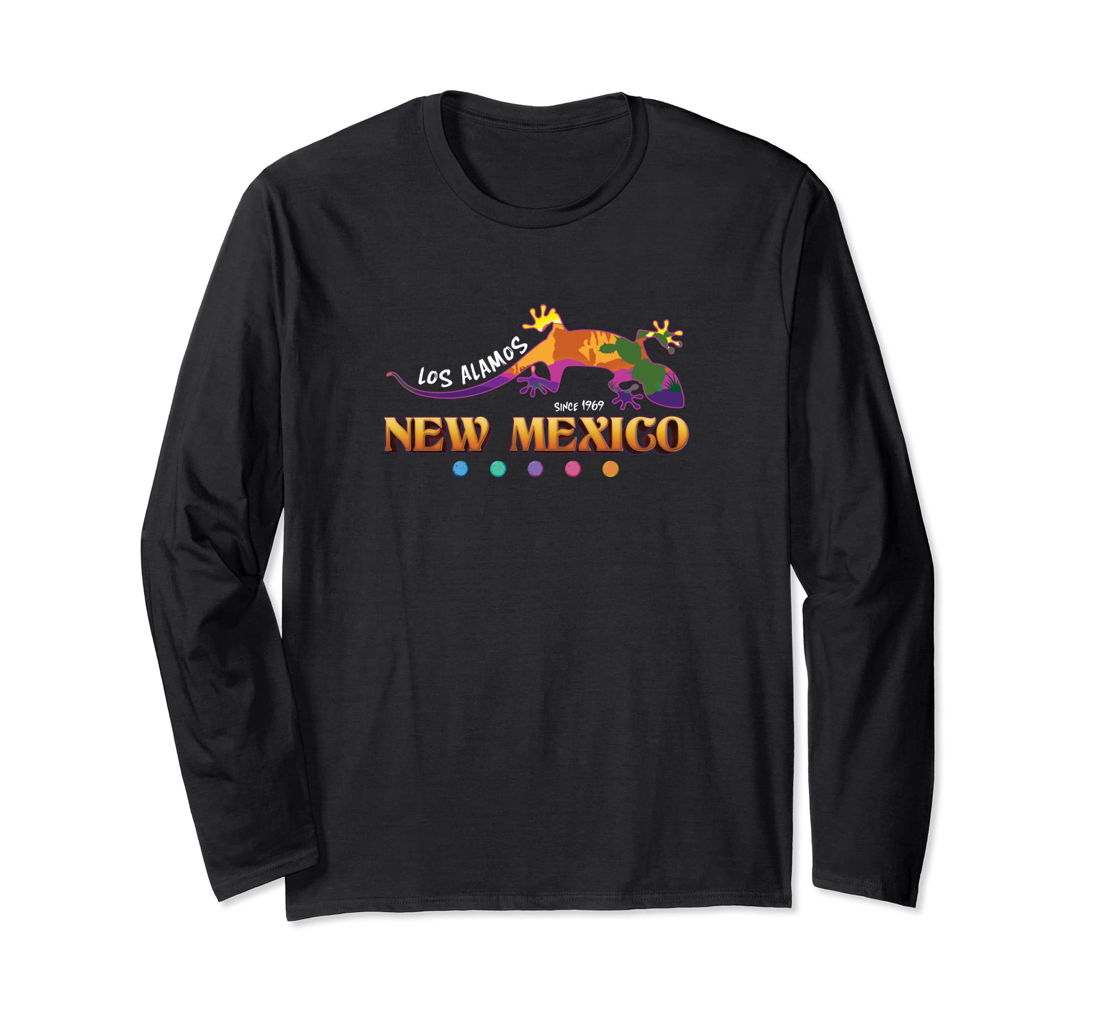 Los Alamos New Mexico USA Desert Gecko Vacation Souvenir Long Sleeve T-Shirt