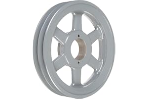 TB Woods 2AK74 FHP QT Bushed V-Belt Sheave, A Belt Section, 2 Grooves, QT Bushing required, Cast Iron, 7.25" OD, 3450 max rpm